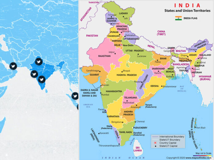 Twitter India Map