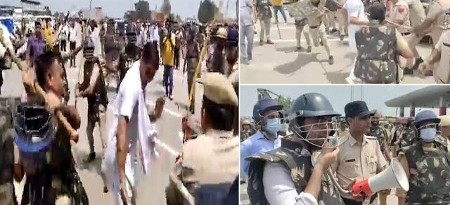 Karnal farmers protest Haryana government suspends internet, police step up security