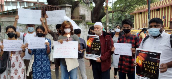 #JusticeForArbaz - Candle light vigil against the Brutal Murder of Arbaaz at Bengaluru