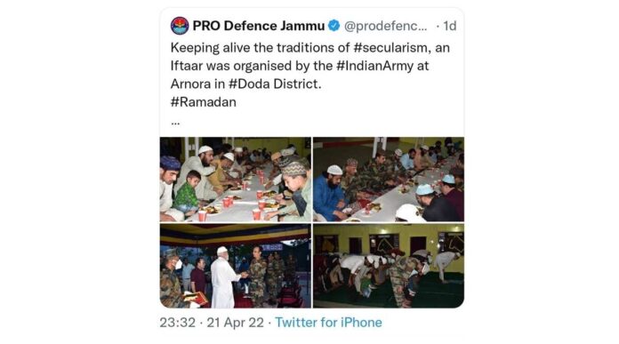 Indian Army removes 'Iftari' tweet after Suresh Chavhanke hits out for practicing secularism