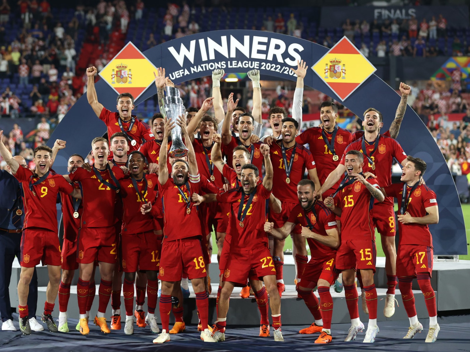 Nations League title for Spain Croatia defeated in penalty shootout