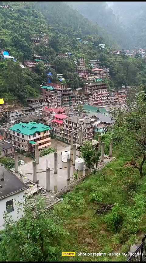 Massive landslide in Himachal Pradesh; Collapsed multi-storied buildings