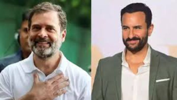 Saif Ali Khan Praises Rahul Gandhi as 'Brave and Honest' Politician