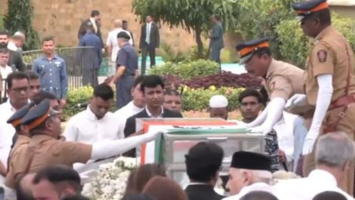 Ratan Tata’s Body Draped in Tricolor Arranged for Public Viewing