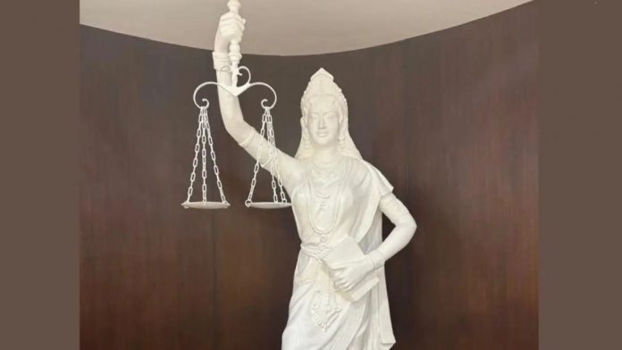 Supreme Court Unveils New 'Lady Justice' Statue Blindfold Removed, Constitution Replaces Sword